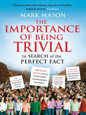 cover image of The Importance of Being Trivial